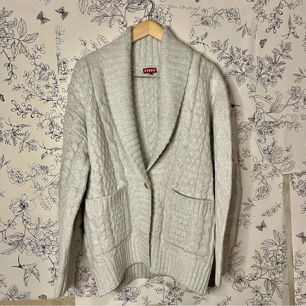 STAUD | NWT! Snow Norma Cardigan Size:small - Picture 3 of 7